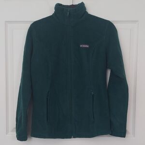 Columbia Deep Teal Full-Zip Fleece Jacket